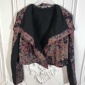 Cool Reebok Cropped Moto Jacket M